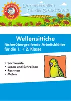 Vorschau - Arbeitsblätter - Wellensittiche - fächerübergreifende Arbeitsblätter - Krabbelfix - Deckblatt