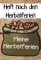 Vorschau - Arbeitsblätter - Mein Herbstferienheft - Deckblatt