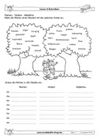 Vorschau - Arbeitsblätter - Wald - fächerübergreifende Arbeitsblätter - Krabbelfix - Seite 1