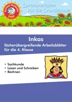 Vorschau - Arbeitsblätter - Inkas - fächerübergreifende Arbeitsblätter - Krabbelfix - Deckblatt