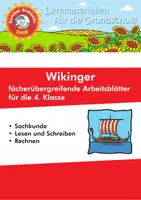 Vorschau - Arbeitsblätter - Wikinger - fächerübergreifende Arbeitsblätter - Krabbelfix - Deckblatt