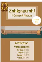Vorschau - Poster - Zahlenstrahl Löwenklasse - Deckblatt