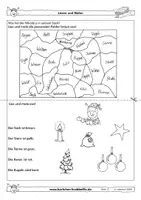 Vorschau - Arbeitsblätter - Leseheft Fröhliche Weihnachten - Arbeitsblätter - Krabbelfix - Seite 3
