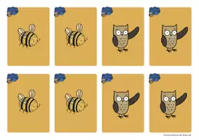 Vorschau - Spiele - Brown Owl and the Bee Hive - GAME CARDS - Seite 1