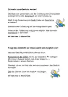 Vorschau - Stundenentwürfe - Das große, kecke Zeitungsblatt - ein Gedicht von Josef Guggenmos - Seite 3