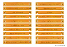Vorschau - Spiele - Halloween-Charades: 40 Auftragskärtchen für den Englischunterricht - Seite 2