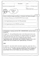 Vorschau - Klassenarbeiten - Lektüre: Der Sonne nach: Klassenarbeit Innerer Monolog/Tagebucheintrag + Korrekturbogen Kl.7/8/9 - Deckblatt