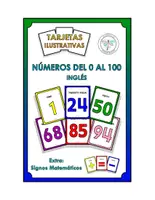 Vista previa - Unidades / Secuencias / Situaciones de Aprendizaje - TARJETAS ILUSTRATIVAS 1 A 100 EXTRA SIGNOS INGLES - Portada