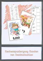 Vorschau - Arbeitsblätter - Materialpaket Rechenspaziergänge Dezimalbrüche / Dezimalzahlen - Seite 1