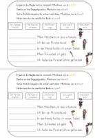Vorschau - Arbeitsblätter - Wörtliche Rede Begleitsatz vorne - Seite 2