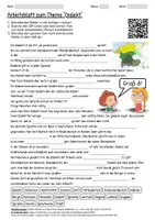Vorschau - Arbeitsblätter - Lernposter + Arbeitsblatt "Dialekt" + Onlineübung & MP3 + Mindmap + Infografik - Seite 1