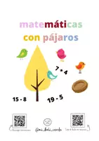 Vista previa - Hojas de trabajo - Matemáticas con pájaros - Portada