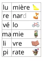 Aperçu - Jeux - Atelier phonologie : Puzzle de mots - Page de couverture