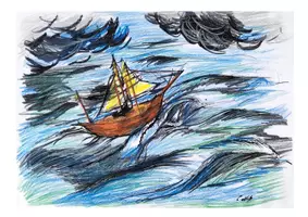 Vorschau - Bildkarten - Illustrationen zur Ballade John Maynard - Deckblatt