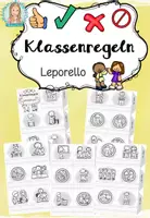 Vorschau - Arbeitsblätter - Klassenregeln | Bastelvorlage - Deckblatt