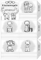 Vorschau - Arbeitsblätter - Klassenregeln | Bastelvorlage - Seite 1