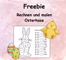 Vorschau - Arbeitsblätter - Rechnen und malen Osterhase ZR100 - Deckblatt