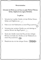 Vorschau - Arbeitsblätter - Wortartenketten aus Papier - Seite 2