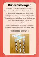 Vorschau - Arbeitsblätter - Wortartenketten aus Papier - Seite 1