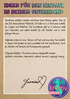Vorschau - Mal- und Bastelvorlagen - Lerntablet Emotionen: zum Visualisieren der Gefühle mit Text - Seite 1