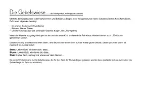 Vorschau - Merkblätter - Gebetswiese - Anfangsritual im Religionsunterricht - Seite 2