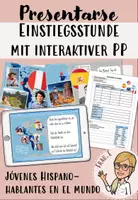 Vorschau - Stundenentwürfe - Einstiegsstunde Spanisch: interaktives Material "Presentarse" - Deckblatt