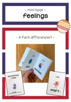 Vorschau - Arbeitsblätter - feelings - mini book - Deckblatt