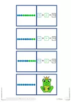 Vorschau - Arbeitsblätter - Erstes Rechnen mit FROGO dem Frosch - immer 10 - Domino - Seite 3