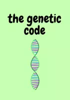 Aperçu - Texte - The genetic code - Page de couverture