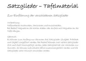Vorschau - Arbeitsblätter - Satzglieder Materialpaket - Seite 3
