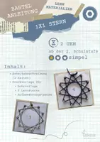 Vorschau - Stationenlernen - 1x1 Stern * Bastelanleitung * mit Schablonen - Deckblatt