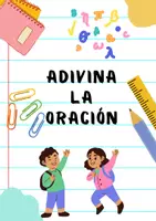 Vista previa - Hojas de trabajo - Adivina la oración - Portada