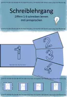 Vorschau - Fördermaterial/Inklusion - Zahlenschreibkartei 1-9 Zahlen schreiben Anfangsunterricht - Deckblatt