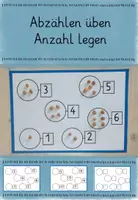 Vorschau - Fördermaterial/Inklusion - Zählen üben, Anzahl legen, Abzählen - Deckblatt