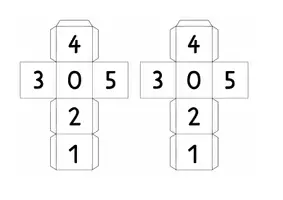 Vorschau - Mal- und Bastelvorlagen - Spiel-Würfel in unterschiedlichen Ausführungen - Deckblatt