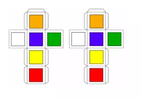 Vorschau - Spiele - Spiel-Würfel-Modell mit Farben - Deckblatt