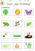 Aperçu - Tests - Test pour débutants avancés "der Frühling" Allemand - Page de couverture