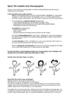 Vorschau - Arbeitsblätter - Wir erstellen eine eigene Choreographie (Sport) - Deckblatt
