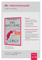 Vorschau - Stundenentwürfe - Unterrichtsmaterial zu ›Das wirkliche Leben‹ von Adeline Dieudonné - Deckblatt