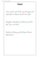 Vorschau - Arbeitsblätter - Differenzierte Gruppenarbeitsaufträge Jona im Fischbauch - Seite 3