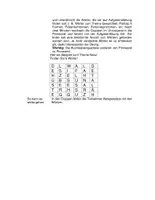 Aperçu - Feuilles d'exercices - Mouvement en classe d'allemand (Buchstabenquadrat) - Page 3