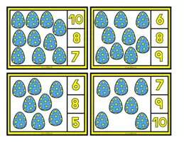 Vista previa - Tarjetas / Manipulativos - CLIP CARDS A CONTAR HUEVOS DE PASCUA PRIMAVERA - página 3