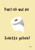 Vorschau - Poster - Darf ich auf die Toilette gehen? 9 Poster Klassensprache - Deckblatt
