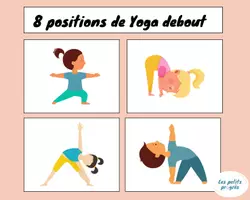 Aperçu - Jeux - 8 étiquettes de Yoga pour enfant - Page 2