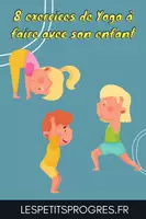 Aperçu - Jeux - 8 étiquettes de Yoga pour enfant - Page de couverture