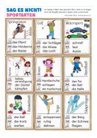 Aperçu - Jeux - SPORT deutsch / Allemand Sag es nicht! Spiel / - Page 3