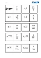Vorschau - Spiele - Domino Dezimalbrüche - Seite 1