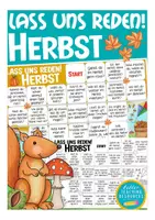 Aperçu - Jeux - Herbst Deutsch / Allemand Spiel Sprechanlässe "Lass uns reden!" - Page de couverture