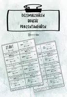 Vorschau - Spiele - Zuordnungsspiel: Dezimalzahlen, Brüche und Prozentangaben - Deckblatt
