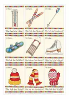 Aperçu - Jeux - Winter Deutsch / Allemand "Ich habe ... wer hat ... ? Spiel / jeu Allemand - Page 3